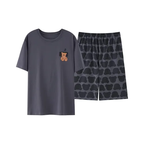 MIIOW Cool One Summer Series Пижамный комплект Мужской Темно-серый