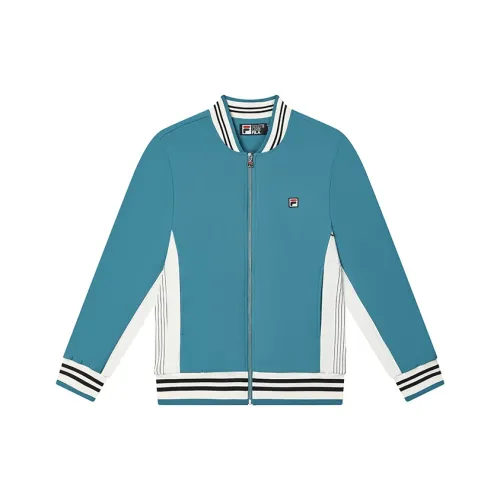 FILA Men's Forest Green Jackets FILA Мужские Куртки Лесного Зеленого Цвета