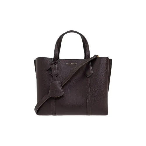 TORY BURCH Perry Кожа Тоут Сумка Сумка для покупок Сумка на плечо Сумка Маленькая Женская Кофейно-коричневая