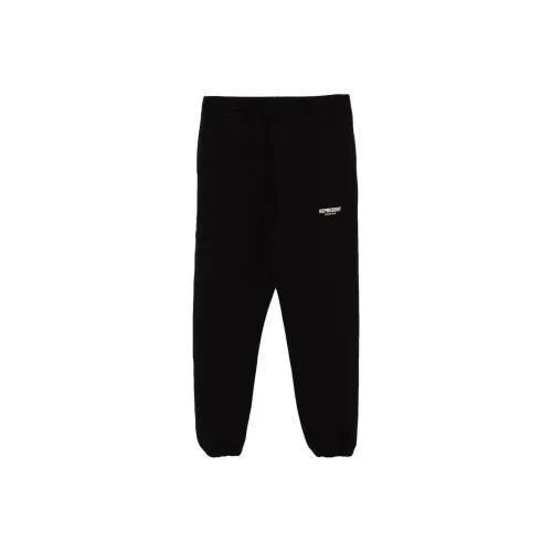 REPRESENT FW24 Вязаные тренировочные брюки мужские черные