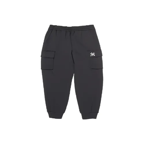 Mlb Base Logo Нью-Йорк Янкис Вязаные Тренировочные Штаны Унисекс Черные