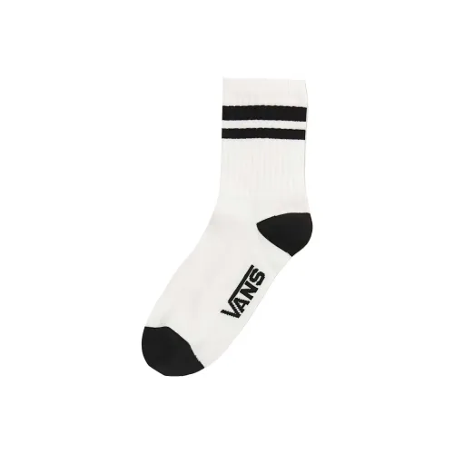 VANS HALF CREW 1 шт Белый черный Женские MID Носки до икры