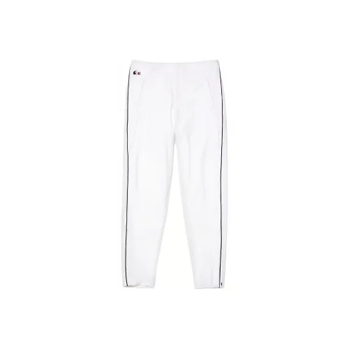 Lacoste Вязаные тренировочные брюки мужские белые