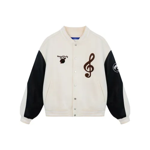 PMET Полотенце Вышитое Буква Бейсбольная куртка Унисекс