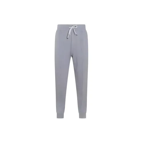 BRUNELLO CUCINELLI Серые Мужские Вязаные Спортивные Штаны