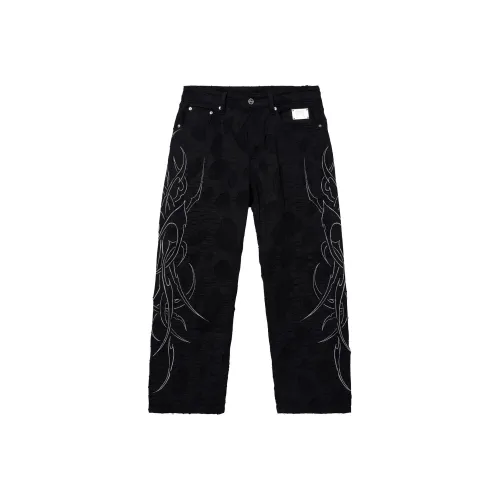Revenge SS24 Джинсы Унисекс Черный