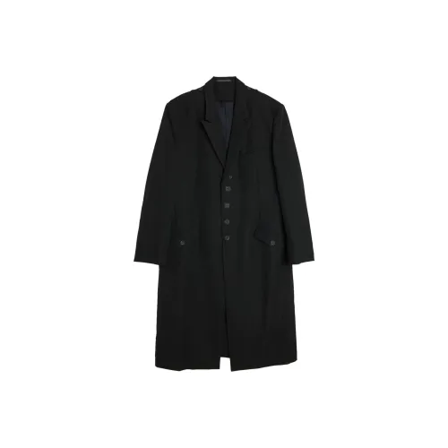 Yohji Yamamoto Pour Homme Черный Мужской Тренч