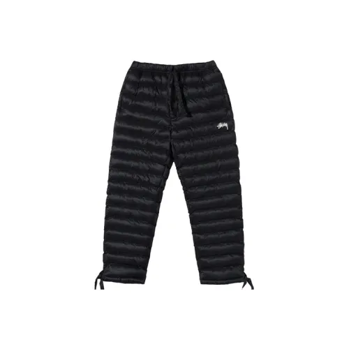 Stussy X Nike Co Branded Series Черные Мужские Пуховые Штаны