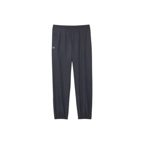 LACOSTE Вязаные тренировочные брюки мужские темно-серые