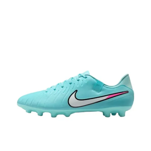 Nike Tiempo Legend 10 Academy Slip-Resistant Abrasion-Resistant Футбольные бутсы Мужские Синие