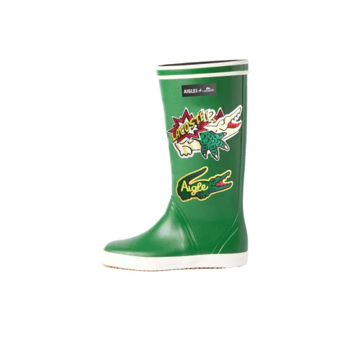 AIGLE Резиновые сапоги зеленого цвета, унисекс