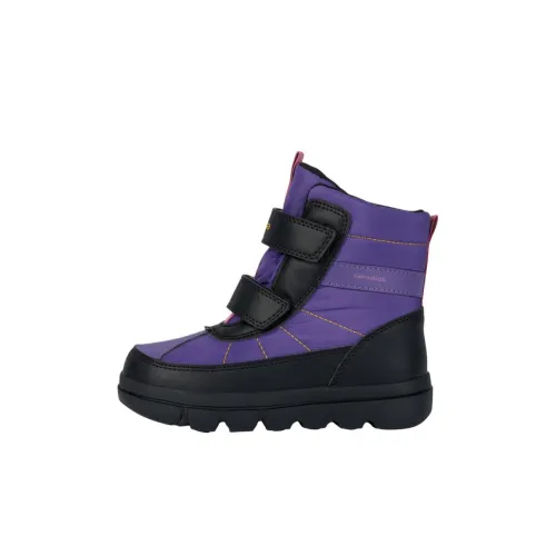 GEOX Willaboom AB противоскользящие термические детские ботинки детские фиолетовые