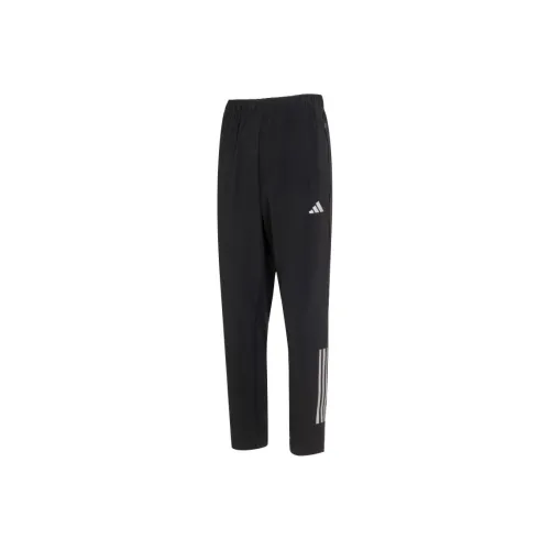 Adidas Черные Мужские Вязаные Тренировочные Штаны