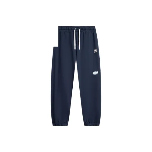 LINING Badfive Вязаные Тренировочные Штаны Мужские Темно-Морской Синий