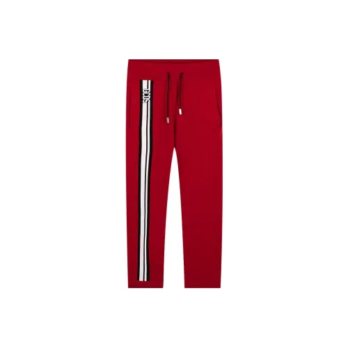 GCDS Red Men's Casual Pants GCDS Красные Мужские Повседневные Брюки