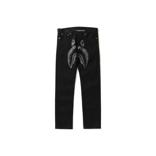 A BATHING APE Мужские черные джинсы
