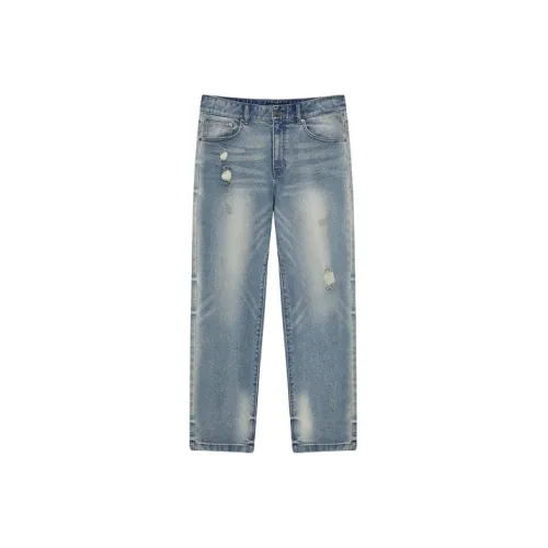 Teenie Weenie Men Denim Series Джинсы Унисекс Синий
