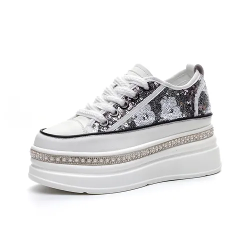 The Mystery Of Glamour Амортизация Высота Увеличение Низкий Топ Casual Женские