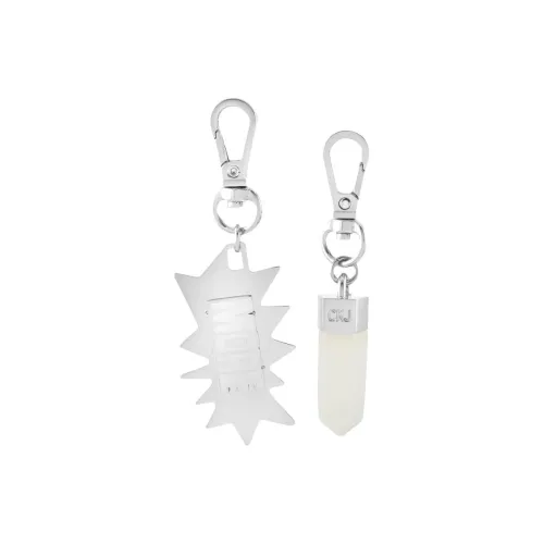 CALVIN KLEIN Нержавеющая сталь Смола Брелоки Женские Серебряный