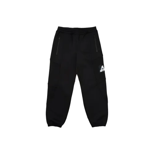 PALACE SS24 ONDED Шерпа Jogger Черные Вязаные Спортивные Штаны Унисекс Черные
