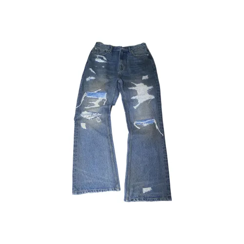 Tre Club AW24 Джинсы Унисекс Джинсовый Синий