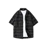 Чёрный, короткий рукав