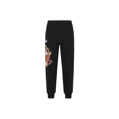 EVISU Черные Мужские Вязаные Спортивные Штаны