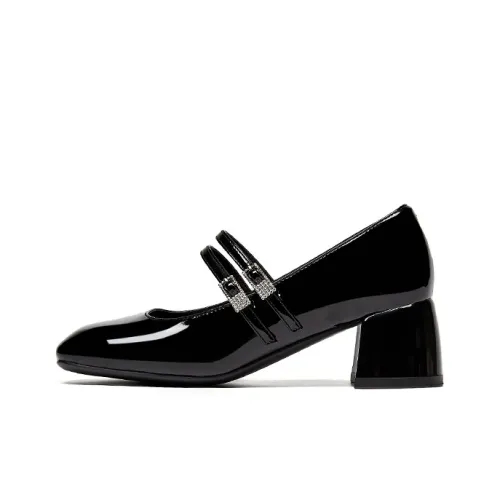 Daphne Грубый каблук Туфли Мэри Джейн 5CM Женские