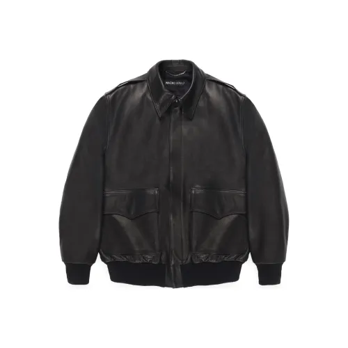 WACKO MARIA FW24 Черный Унисекс Кожаные куртки