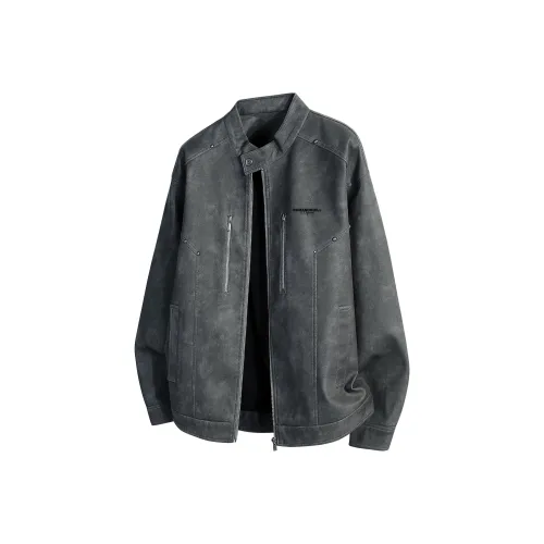 S.k. Manor Hill Кожа Куртка Унисекс