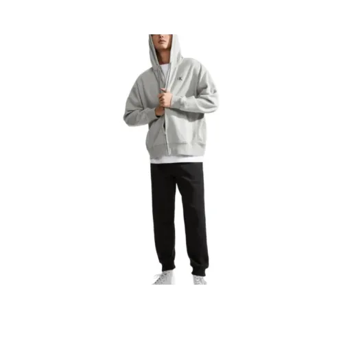 CALVIN KLEIN Вязаные спортивные брюки мужские цвет космический черный