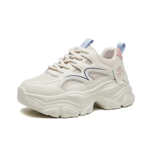 SENJIALUO Покрытие Поддержка Устойчивость к истиранию Дышащий Низ Резистентный Низкий Топ Толстоподошвенные кроссовки Женские