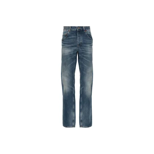SAINT LAURENT Blue Men's Jeans SAINT LAURENT Синий Мужские Джинсы