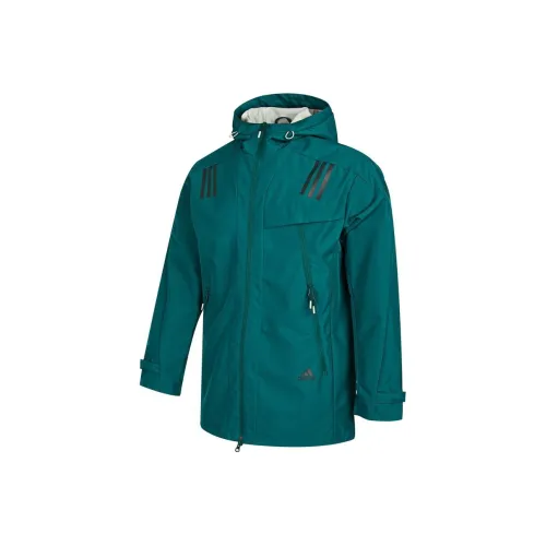 Adidas TH WV Sleek JKT Куртка Мужская Зеленая