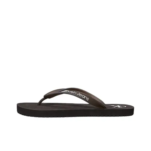 CKJ CALVIN KLEIN JEANS Шлепанцы Женские Черные