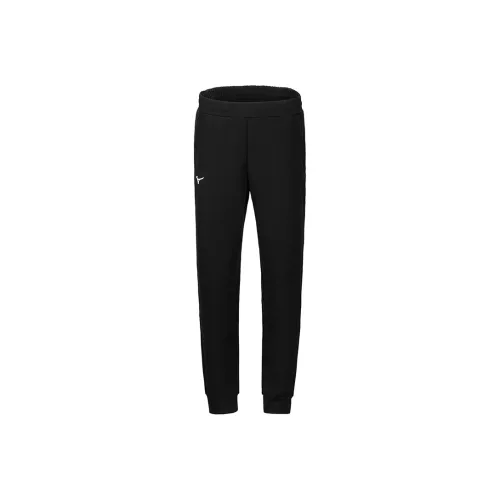 Mizuno Вязаные тренировочные штаны унисекс черные