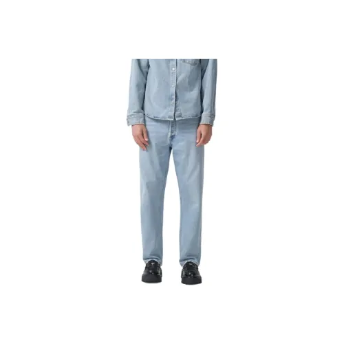 AGOLDE SS24 Джинсы Мужские Светлый Индиго