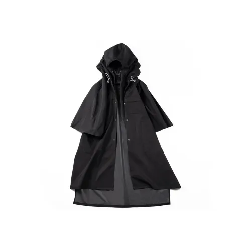 S Crest Черный Мужской Плащ