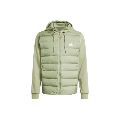 Adidas Essentials Пуховики и зимние пальто Мужской TENT Зеленый