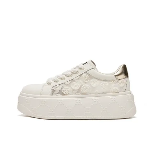 HR Low Топ Скейтборд Кроссовки Женские Бежевые