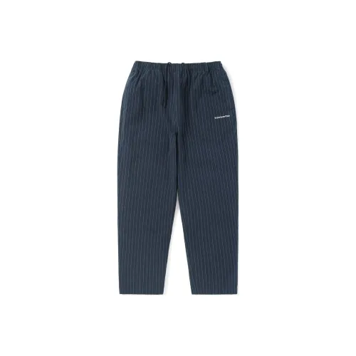 Thisisneverthat SS24 Easy Брюки Кремовые Повседневные Брюки Унисекс Морской Синий