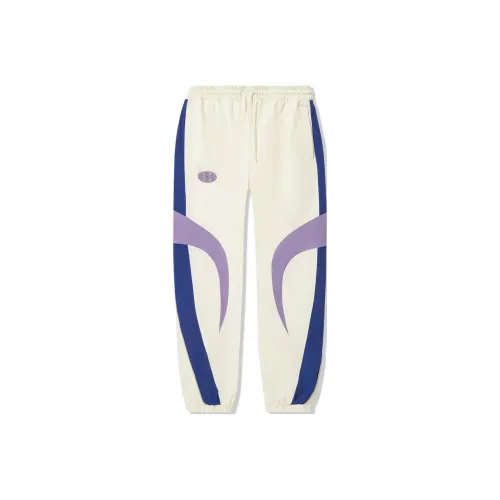 LINING Вязаные тренировочные штаны унисекс экрю