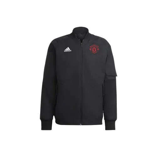 Adidas Manchester United 22 23 Travel Куртки и Пальто Мужской Черный