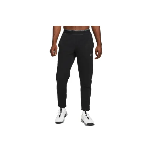 Nike Pro Fleece Training Pants Вязаные тренировочные брюки Мужские Черные