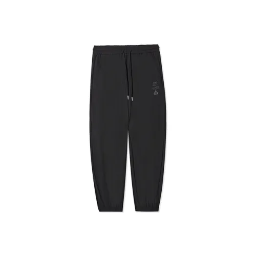 Cabbeen Вязаные Спортивные Штаны Мужские Угольный Черный