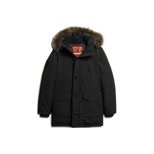 SUPERDRY Мужской черный пуховик