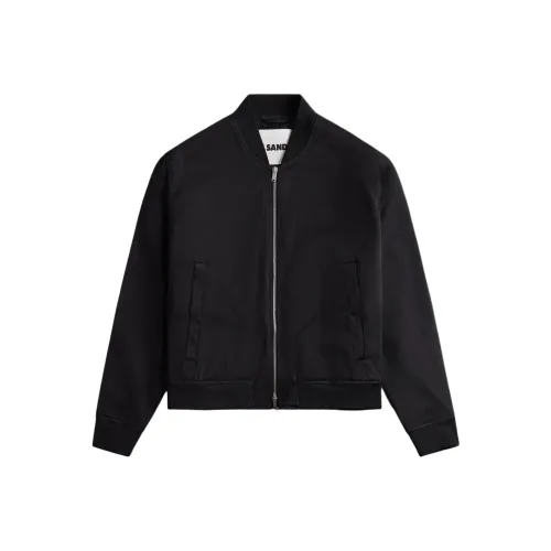 JIL SANDER Мужские черные куртки