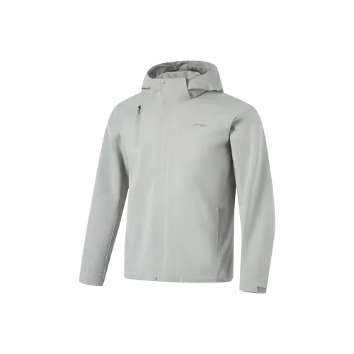 LINING Fitness Series Куртки и Пальто Мужской LUNAR Поверхность Серый Обсидиановый Серый