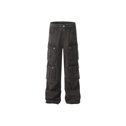 Beam Mix With Kimchi Джинсы Унисекс Черный Коричневый