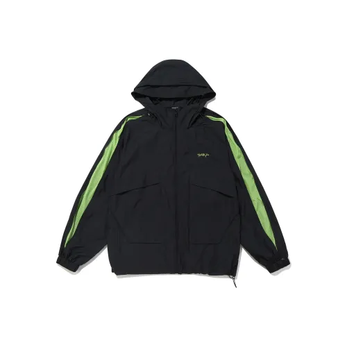 Guuka Черный Унисекс Тренч